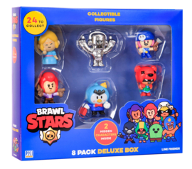 Brawl Stars Collectible Figures - 8 Pack Deluxe Set (New)