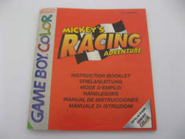 Mickey's Racing Adventure *Manual* (NEU6)