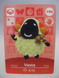 Animal Crossing Amiibo Card - Series 2 - 190: Vesta