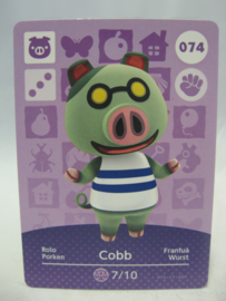 Animal Crossing Amiibo Card - Series 1 - 074: Cobb