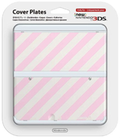 New Nintendo 3DS Cover Plates - Pink Stripe