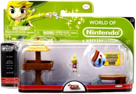 The Legend of Zelda - Micro Land Playset - Open Ocean + Tetra (New)