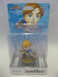 Amiibo Figure - Mii Sword Fighter - Super Smash Bros. (New)