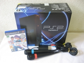 PlayStation 2 Console Set 'SingStar Pack' (Boxed)