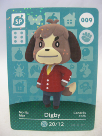 Animal Crossing Amiibo Card - Series 1 - 009: Digby