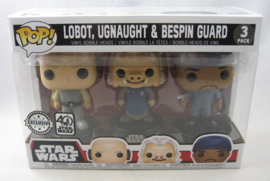 POP! Lobot / Ugnaught / Bespin Guard - Star Wars - Exclusive - 3 Pack (New)