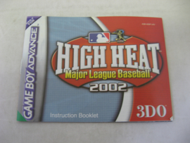 High Heat - Major League Baseball 2002 *Manual* (UKV)