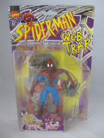Spider-Man - Web Net Trap Action Figure - 1997 - Toy Biz (New)