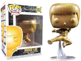 POP! Bruce Lee - Bruce Lee Kicking - Gold (New)
