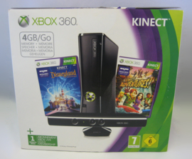 XBOX 360 S 4GB Console Set 'Kinect Disneyland Adventures Pack' (Boxed)