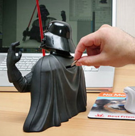 Star Wars: Darth Vader Bust Coin Bank (New)
