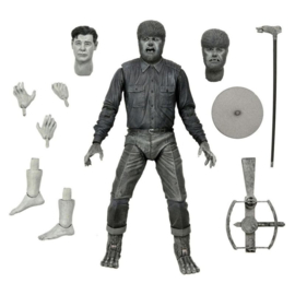 Universal Monsters - Ultimate The Wolf Man Action Figure (Black & White) (New)