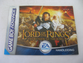 Lord of the Rings: The Return of the King *Manual* (HOL)