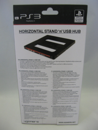 PS3 Horizontal Stand & USB Hub - 4Gamers (New)