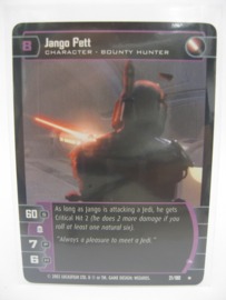 SW:TCG AotC - Jango Fett- Rare - 21/180 (NM)