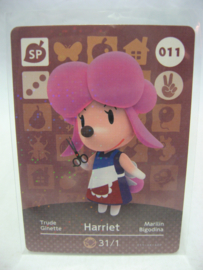 Animal Crossing Amiibo Card - Series 1 - 011: Harriet