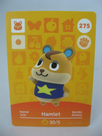 Animal Crossing Amiibo Card - Series 3 - 275: Hamlet
