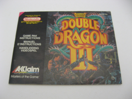Double Dragon III *Manual* (FRA)