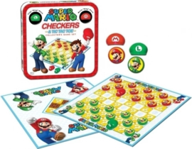 Super Mario Checkers Collectors Game Set | Board Game (New)