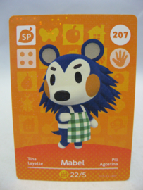 Animal Crossing Amiibo Card - Series 3 - 207: Mabel