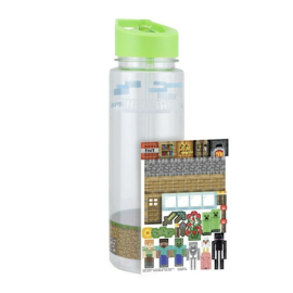 Minecraft: Water Bottle with Stickers (New)