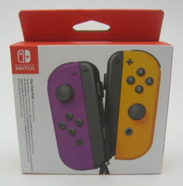 Nintendo Switch Joy-Con Pair - Neon Purple / Neon Orange (New)
