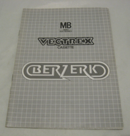 Berzerk *Manual* (Vectrex)