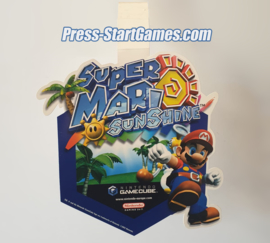 Nintendo GameCube - Super Mario Sunshine - Store Display Dangler / Wobbler