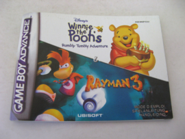 Winnie the Pooh's Rumbly Tumbly Adventure & Rayman 3 *Manual* (EUU)