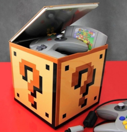 Mario Bros Question Block Storage Tin (New)