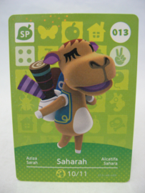 Animal Crossing Amiibo Card - Series 1 - 013: Saharah