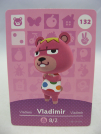 Animal Crossing Amiibo Card - Series 2 - 132: Vladimir