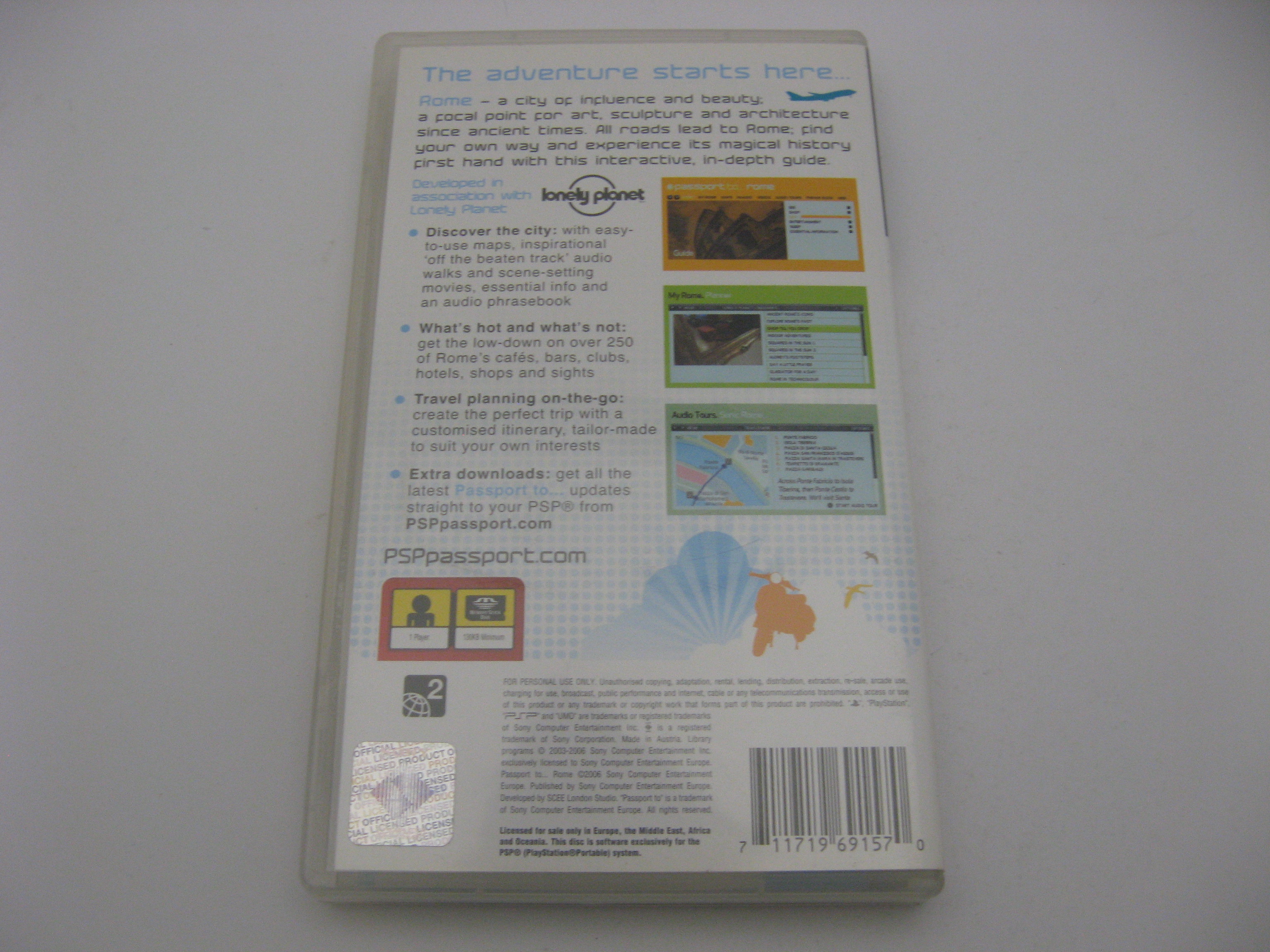 Passport to... Rome (PSP)