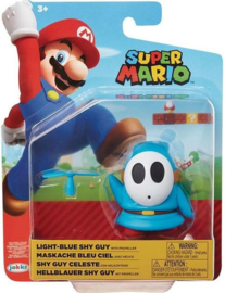 Super Mario Action Figure - Light-Blue Shy Guy (New)