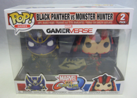 POP! Black Panther vs Monster Hunter - Marvel vs Capcom Infinite - 2 Pack (New)