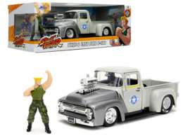 Street Fighter - Guile & 1956 Ford F-100 - 1:24 Scale (New)
