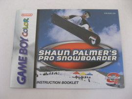 Shaun Palmer's Pro Snowboarder *Manual* (USA)