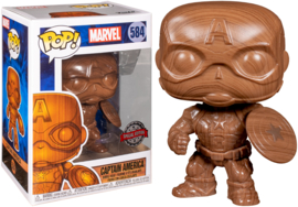 POP! Captain America (Wood) - Marvel - Special Edition (New)
