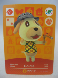 Animal Crossing Amiibo Promo Card - Goldie