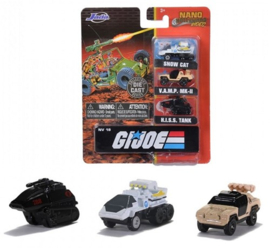 G.I. Joe - Nano Rides 3-Pack - Die Cast (New)