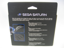 Retro-Bit Official SEGA Saturn 8 Button Arcade Pad 'Black' (New)