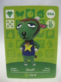 Animal Crossing Amiibo Card - Series 1 - 066: Gruff