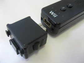 Original Wii Motion Plus Adapter 'Black' + Sleeve