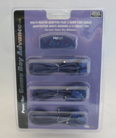 GBA Multi-Player Adaptor + 3 Game Link Cables (New)