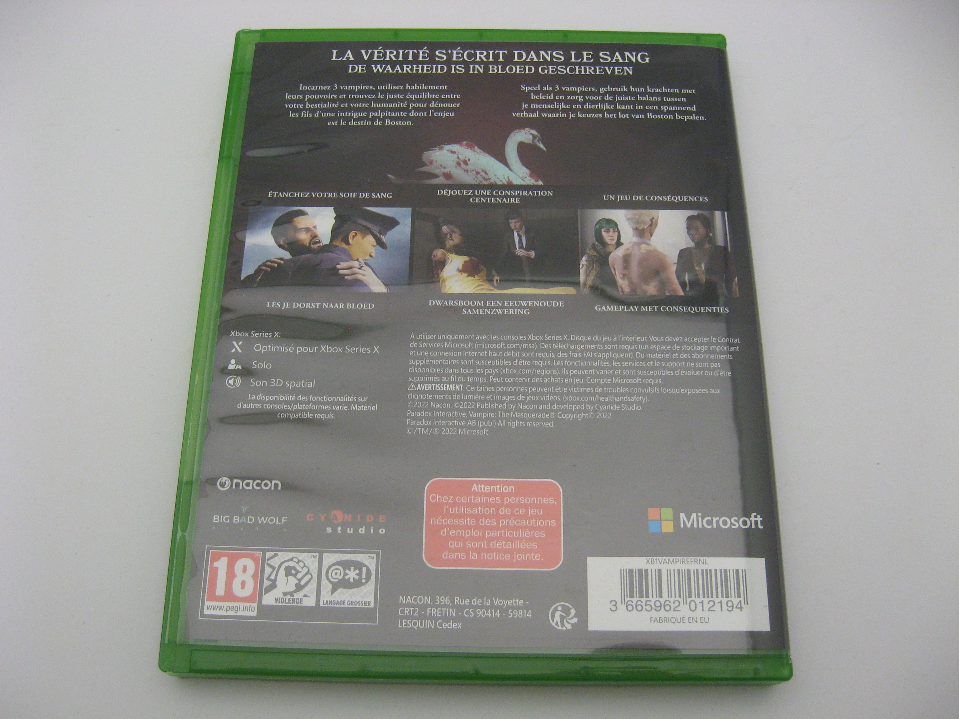 Vampire The Masquerade Swansong (SX)