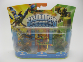 Skylanders - Spyro's Adventure - Drobot / Flameslinger / Stump Smash 3 Pack (New)