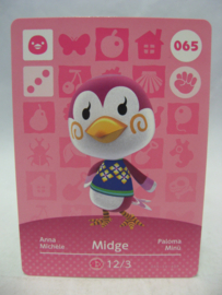 Animal Crossing Amiibo Card - Series 1 - 065: Midge