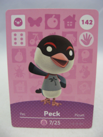 Animal Crossing Amiibo Card - Series 2 - 142: Peck