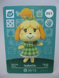 Animal Crossing Amiibo Card - Series 4 - 301: Isabelle