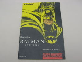 Batman Returns *Manual* (USA)